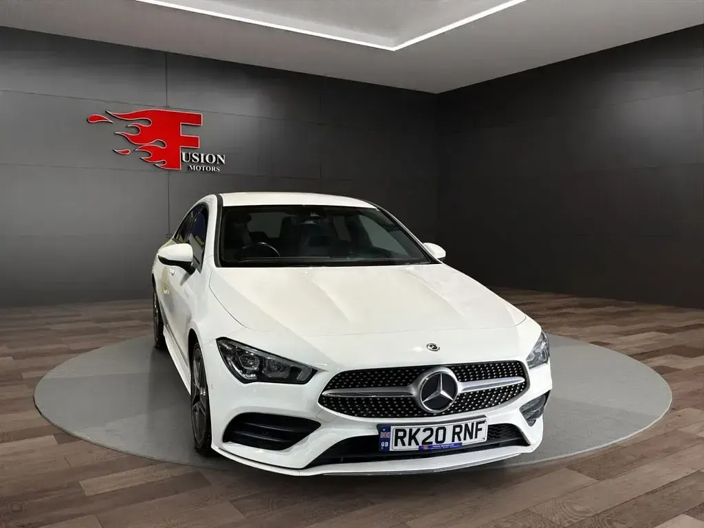 Used Mercedes CLA200 AMG line 2020 White Coupe