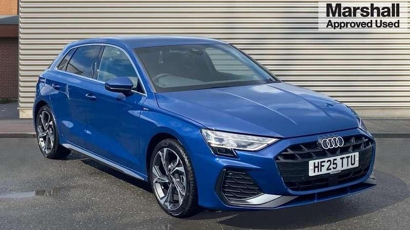 Blue New 2025 Audi A3 S-Line Hatchback | £29,690 (Fair price) - Image 1/4
