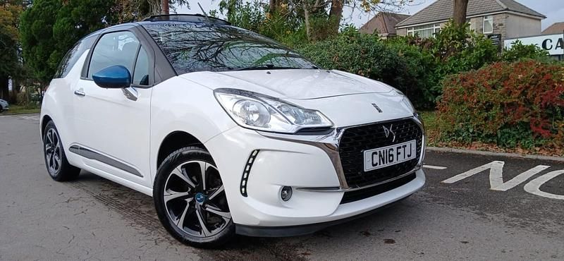 White Used 2016 DS Automobiles DS3 Cabriolet Elegance Cabriolet | £3,695 (Fair price) - Image 1/4