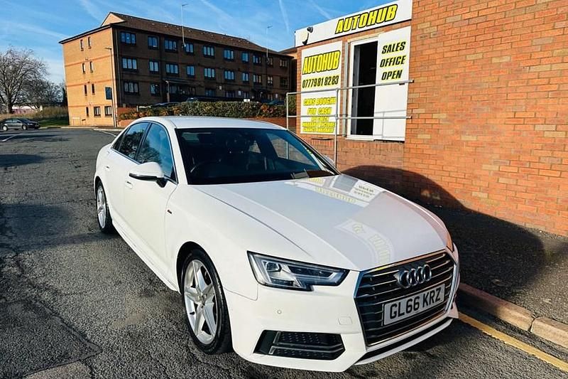 White Used 2016 Audi A4 S-Line Sedan | £11,495 (Fair price) - Image 1/1