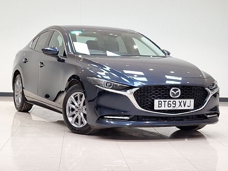Blue Used 2019 Mazda 3 Inclusive Sedan | £12,998 (Fair price) - Image 1/4