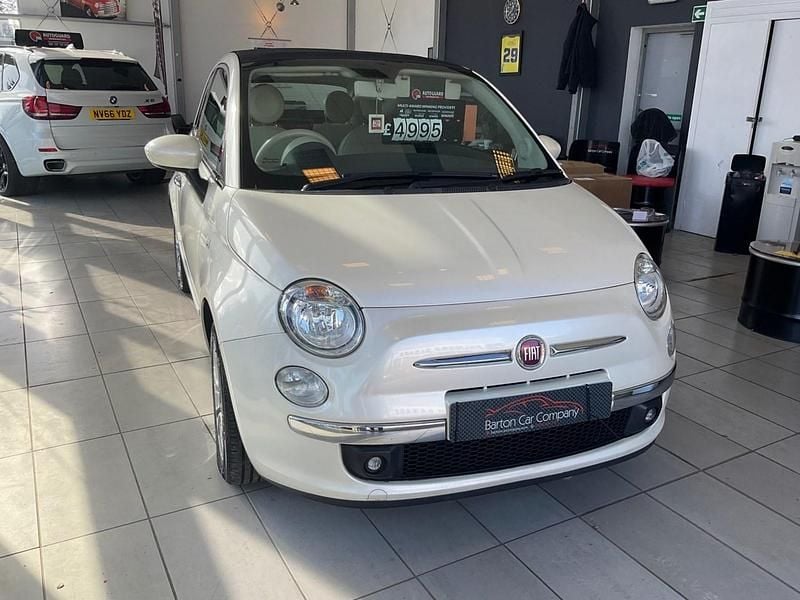 Used Fiat 500C Lounge 69 HP (50 kW) 2014 White Cabriolet