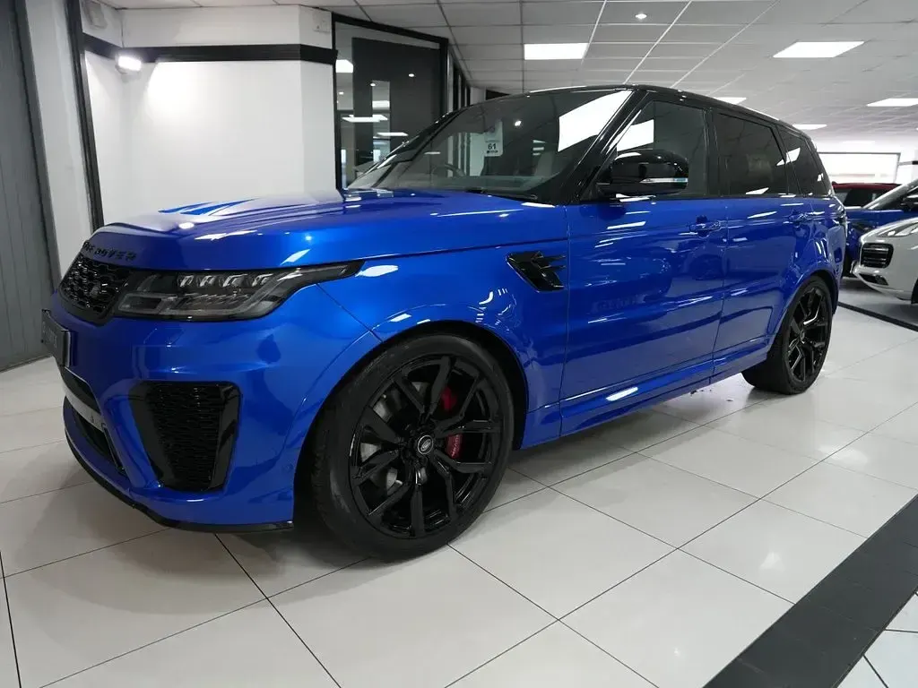Used Land Rover Range Rover Sport SVR 575 HP (422 kW) 2020 Blue SUV