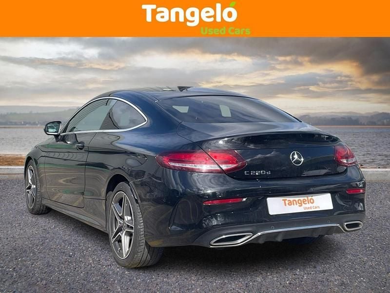Used Mercedes C220 AMG line 194 HP (142 kW) 2020 Black Coupe
