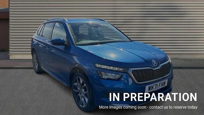 Race blue metallic Used 2021 Skoda Kamiq SE L SUV | £15,850 (Fair price) - Image 1/4