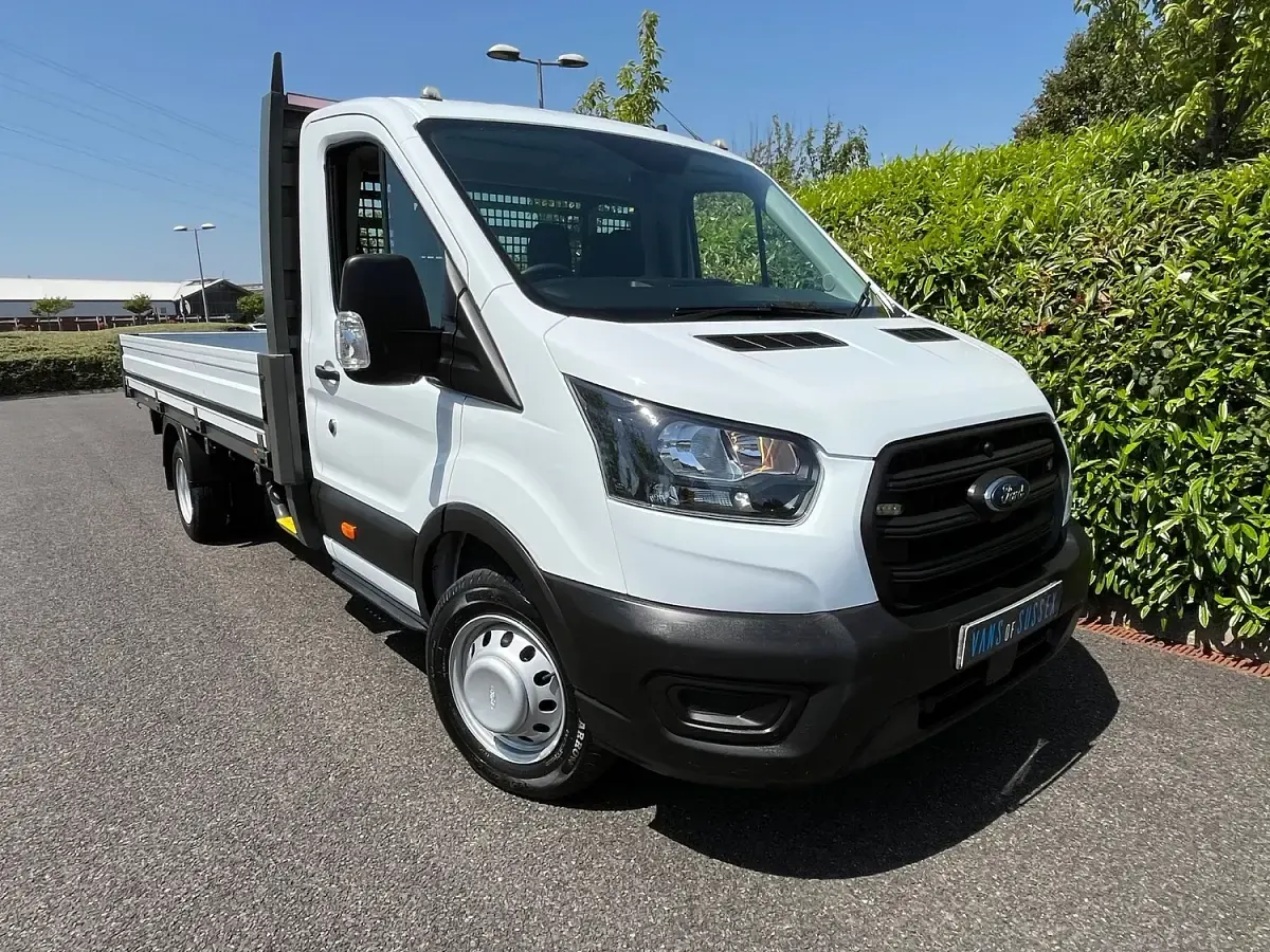 Used Ford Transit S 130 HP (95 kW) 2020 White Cabriolet