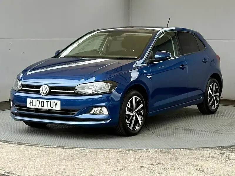 Used VW Polo Match 95 HP (69 kW) 2020 Blue Hatchback
