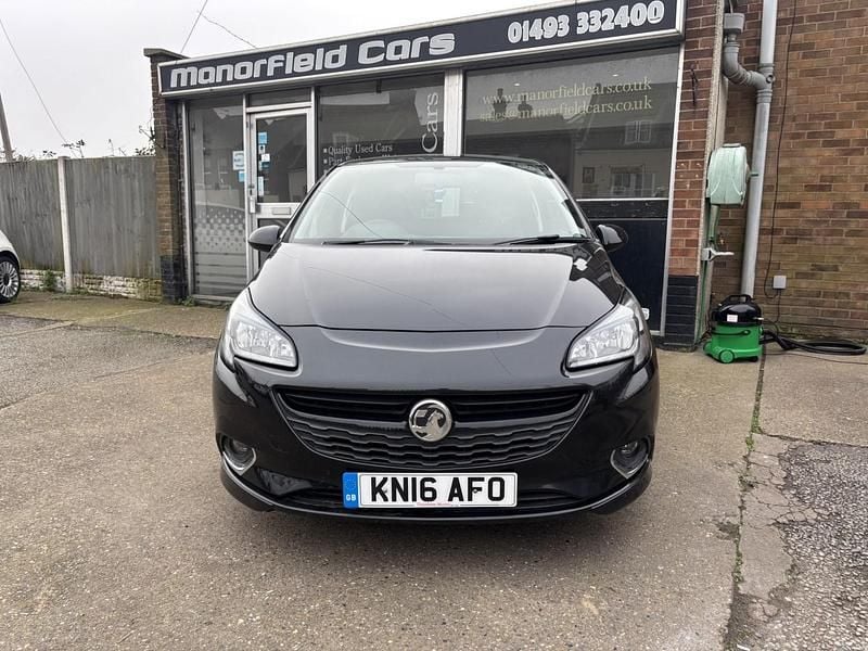 Used Vauxhall Corsa Edition 75 HP (55 kW) 2016 Black Hatchback