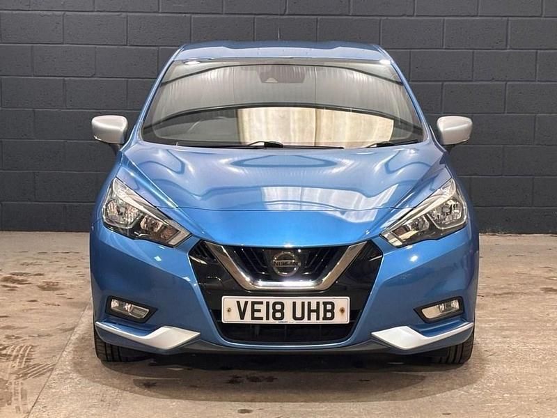 Used Nissan Micra N-Connecta 90 HP (66 kW) 2018 Blue Hatchback