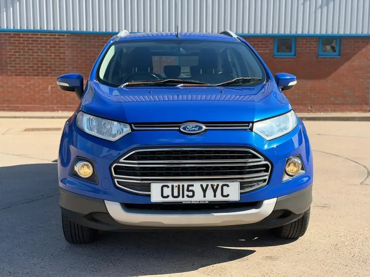 Used Ford Ecosport Titanium 2015 Blue SUV