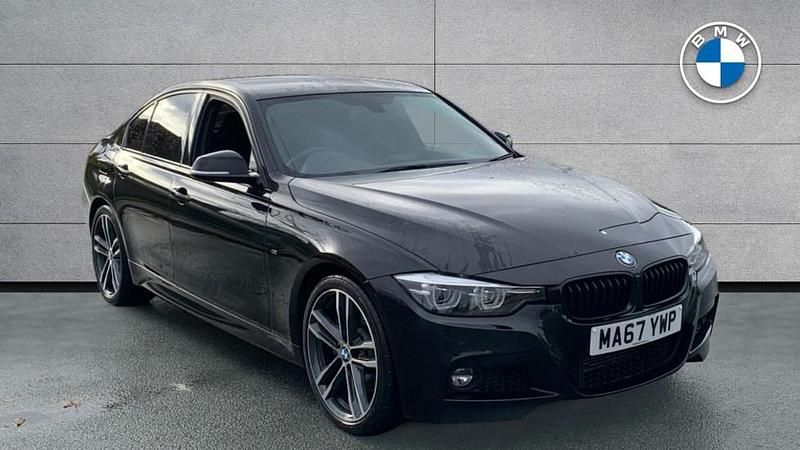 Black Used 2017 BMW 320 M Sport | £14,550 (Good price) - Image 1/4