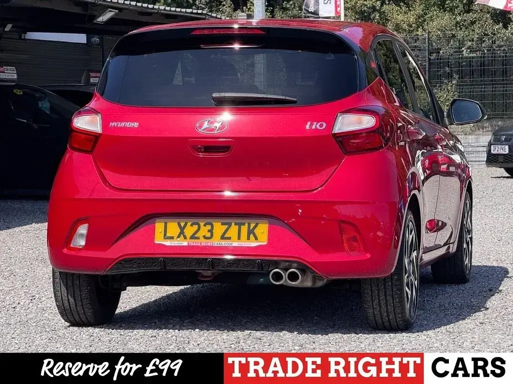 Used Hyundai i10 N Line 100 HP (73 kW) 2023 Red Hatchback