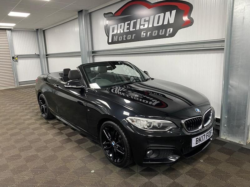 Black Used 2017 BMW 220 M Sport Cabriolet | £10,495 (Good price) - Image 1/4
