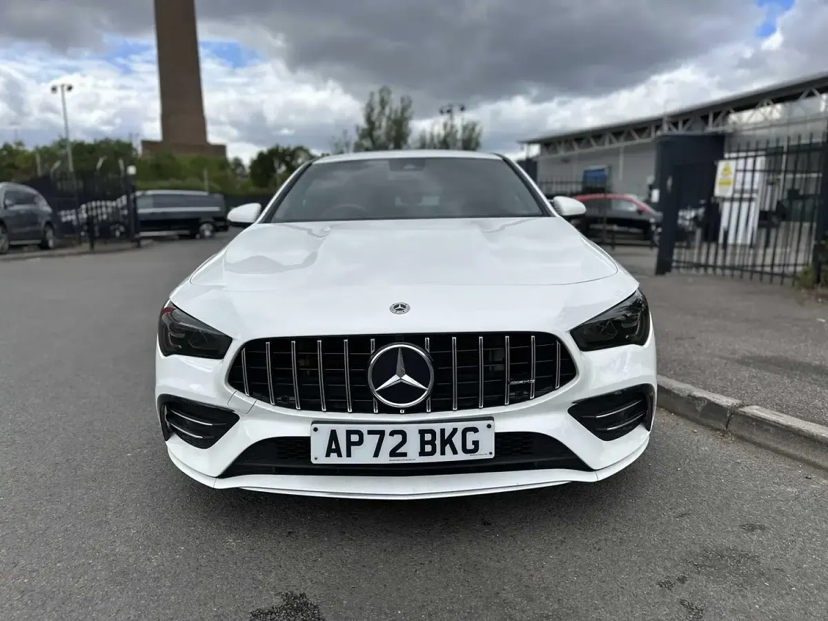 Used Mercedes CLA35 AMG AMG 306 HP (225 kW) 2022 White Coupe