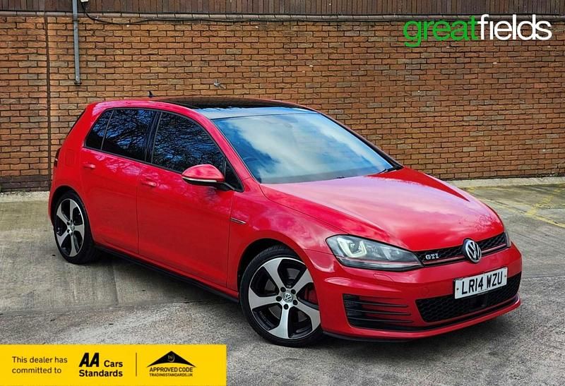Used VW Golf VII GTI 2014 Red Hatchback