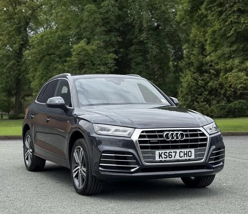 Grey Used 2017 Audi Q5 S-Line SUV | £18,695 (Fair price) - Image 1/4