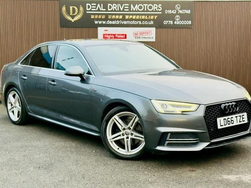 Grey Used 2016 Audi A4 S-Line Sedan | £11,990 (Fair price) - Image 1/4
