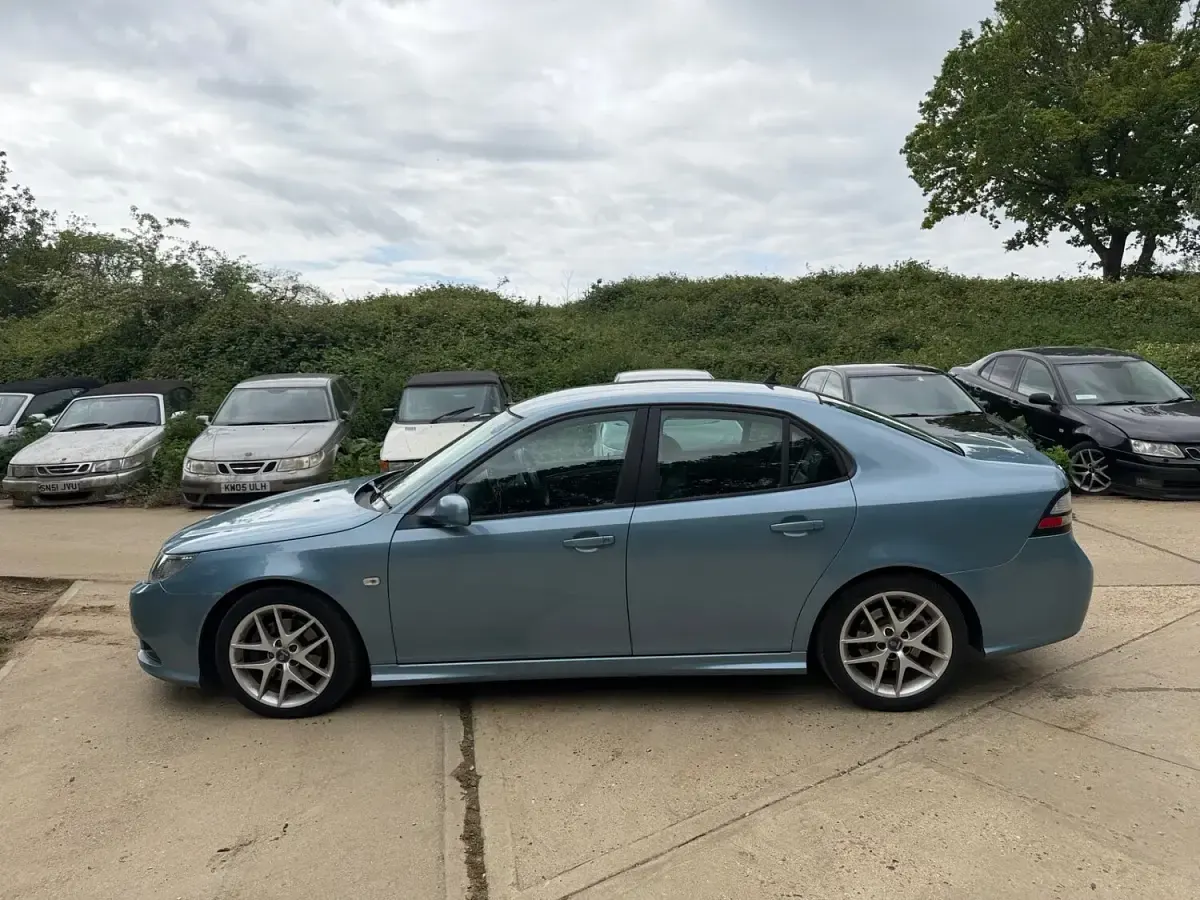 Used Saab 9-3 Anniversary 150 HP (110 kW) 2008 Blue Sedan