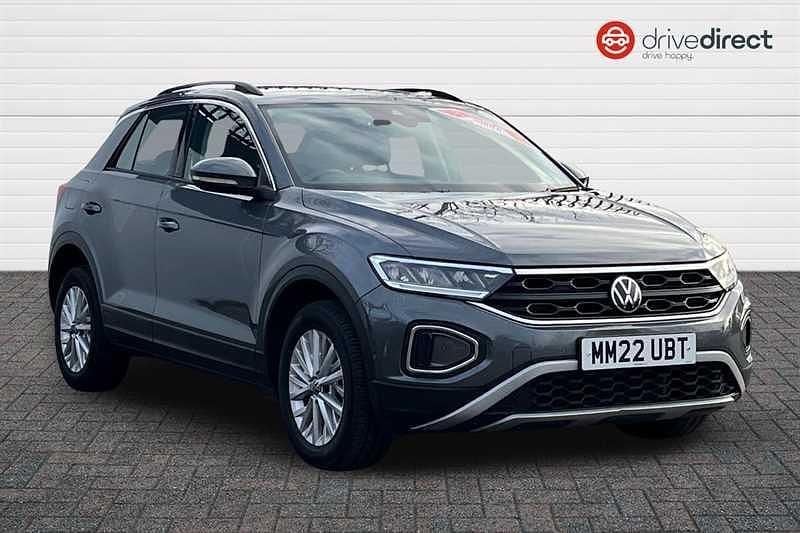 Grey Used 2022 VW T-Roc Life SUV | £14,995 (Fair price) - Image 1/4