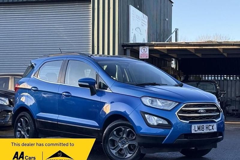 Blue Used 2018 Ford Ecosport Zetec SUV | £8,290 (Good price) - Image 1/1