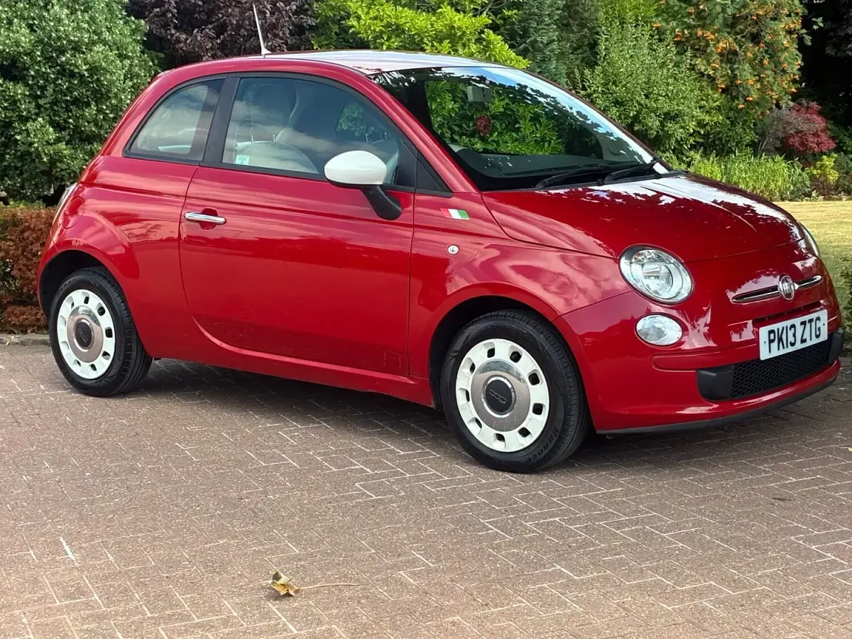 Used Fiat 500 69 HP (50 kW) 2013 Red Hatchback