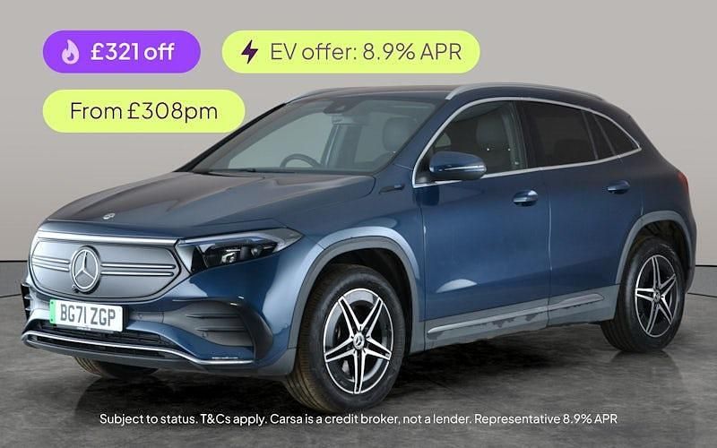 Used 2022 Mercedes EQA250 AMG line SUV | £19,857 (Good price) - Image 1/3
