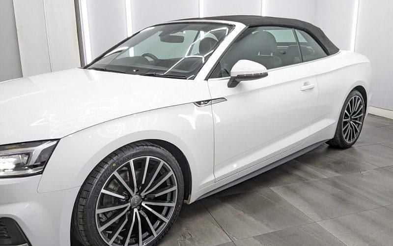 Used Audi A5 Cabriolet S-Line 190 HP (139 kW) 2020 White Cabriolet