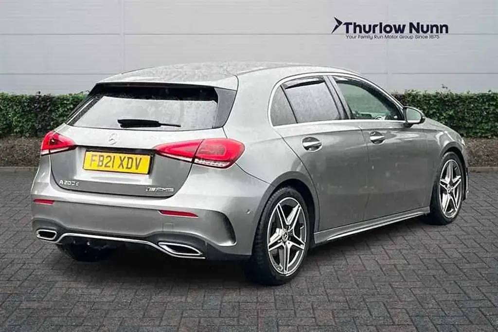 Used Mercedes A200 AMG Line Premium 150 HP (110 kW) 2021 Grey Hatchback