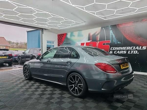 Used Mercedes C220 AMG line 170 HP (125 kW) 2018 Grey Sedan