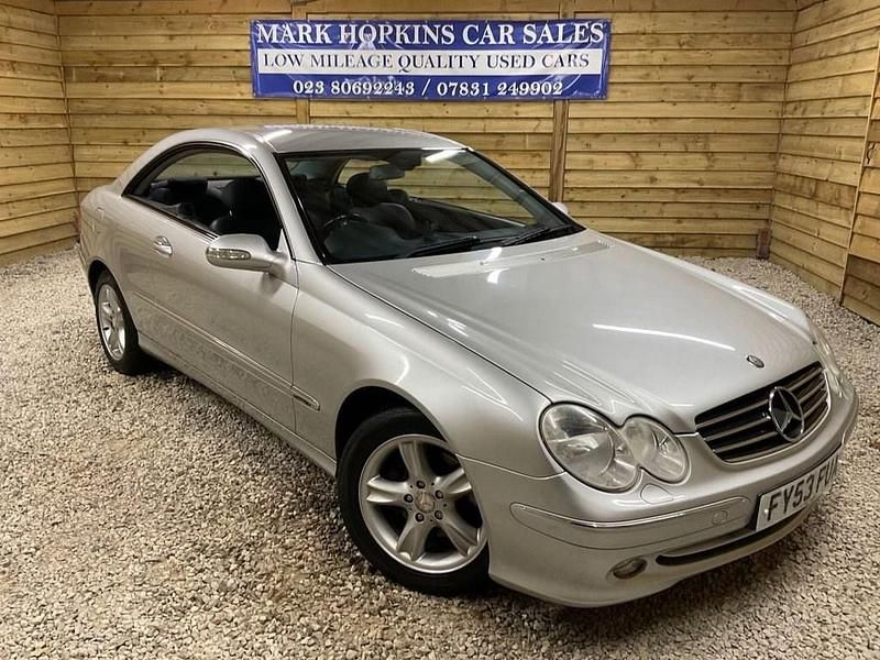 Used Mercedes CLK200 Avantgarde 2003 Silver Coupe
