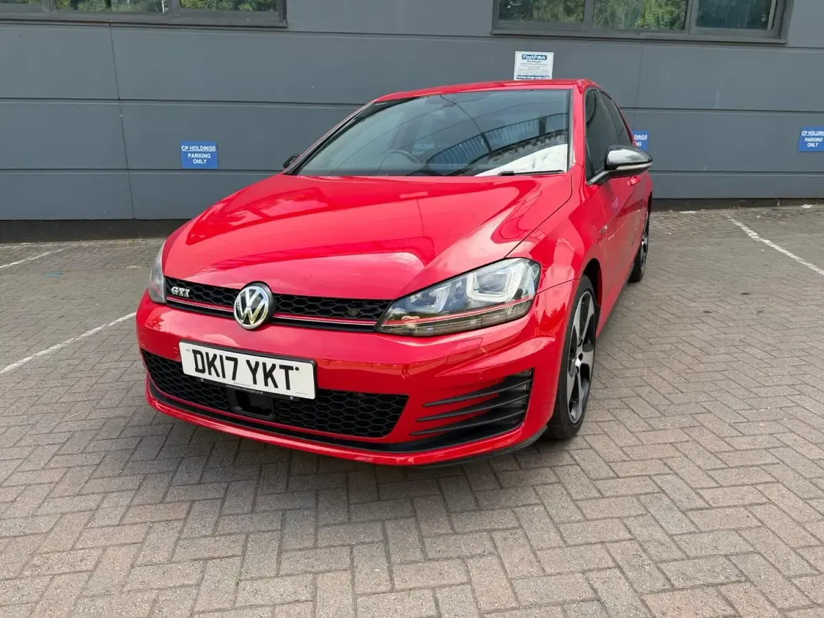 Used VW Golf VII GTI 2017 Red Hatchback