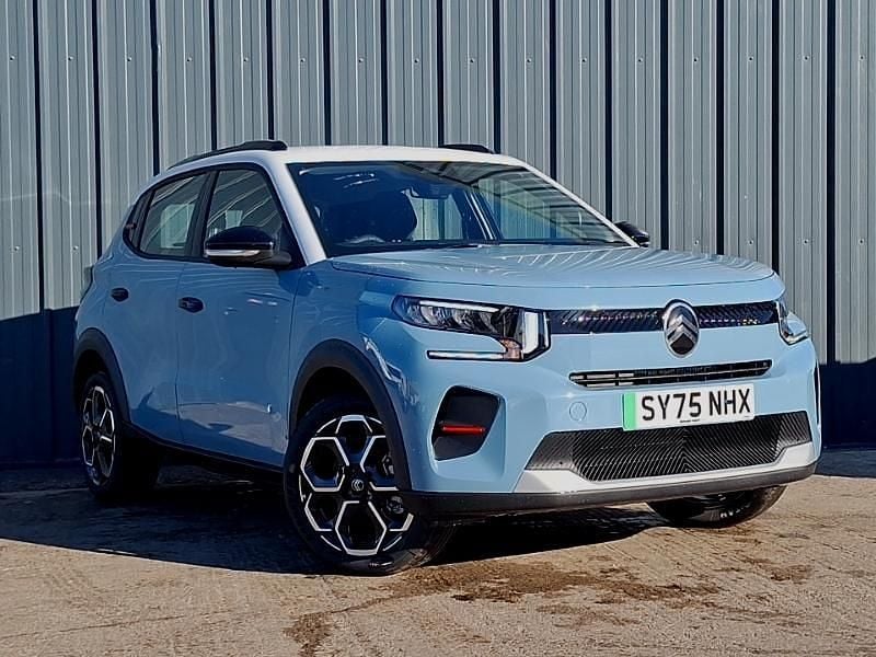 Blue New 2025 Citroën e-C3 Hatchback | £17,498 (Super price) - Image 1/4