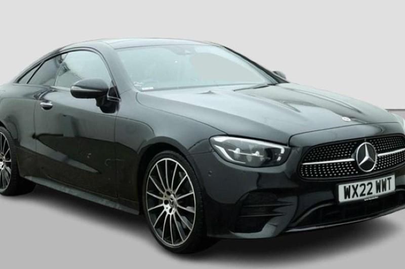 Used Mercedes E300 AMG line 272 HP (200 kW) 2022 Black Coupe