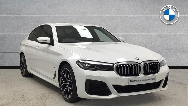 White Used 2023 BMW 520 M Sport | £30,895 (Fair price) - Image 1/4