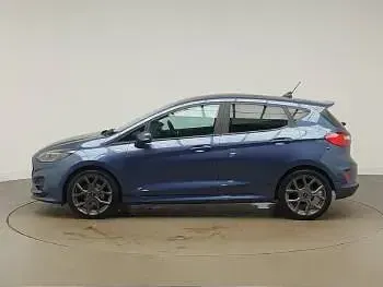 Used Ford Fiesta ST-Line 100 HP (73 kW) 2022 Blue Hatchback
