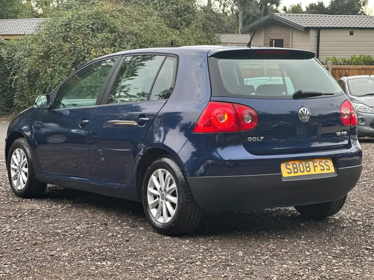 Used VW Golf VI Match 113 HP (83 kW) 2008 Blue Hatchback