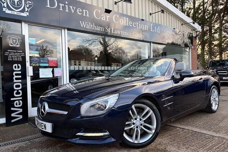 Used Mercedes SL500 2012 Blue Cabriolet