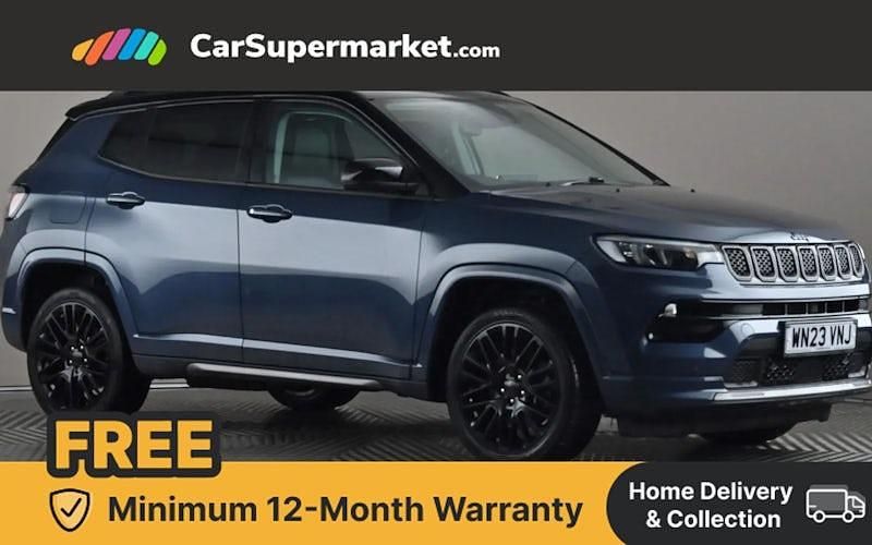 Blue/black Used 2023 Jeep Compass SUV | £17,697 - Image 1/4