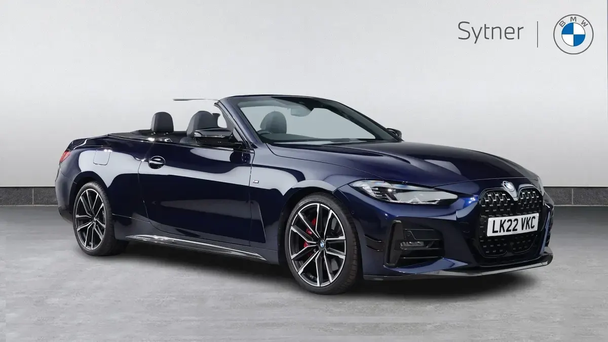 Used BMW 420 M Sport 181 HP (133 kW) 2022 Blue Cabriolet