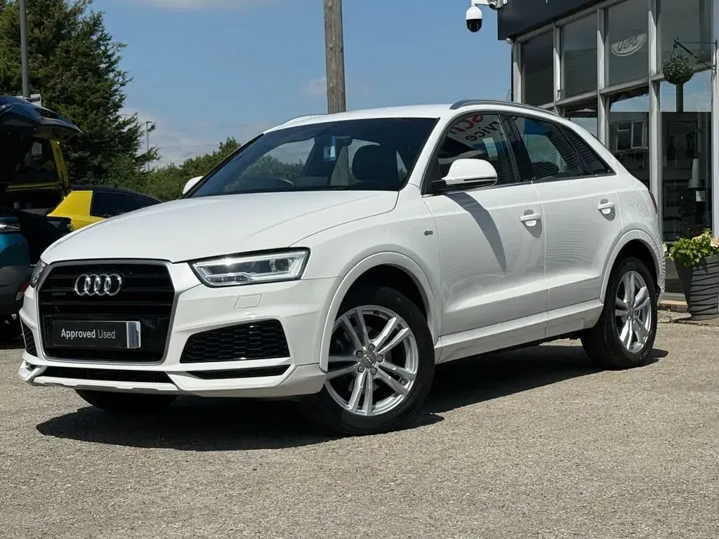 Used Audi Q3 S-Line 180 HP (132 kW) 2018 White SUV