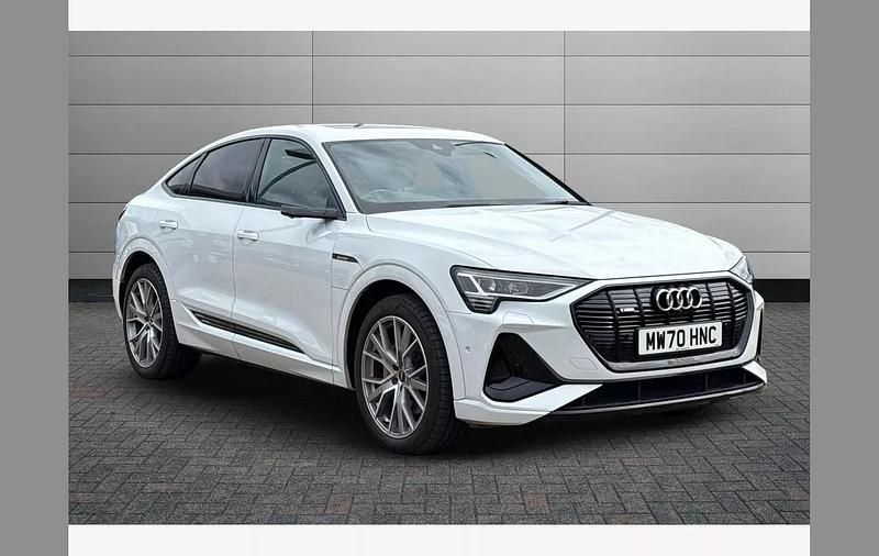 White Used 2020 Audi e-tron Sportback Comfort SUV | £27,195 (A bit pricey) - Image 1/4