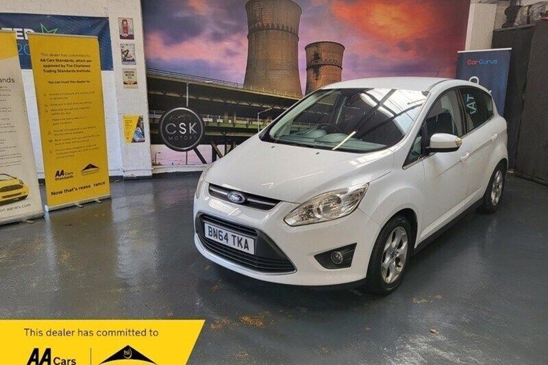 White Used 2014 Ford C-MAX Zetec MPV | £2,990 (Fair price) - Image 1/1
