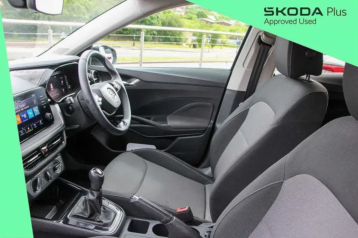 Used Skoda Fabia Colour Edition 94 HP (69 kW) 2022 Graphite grey metallic black magic pearl effect Hatchback