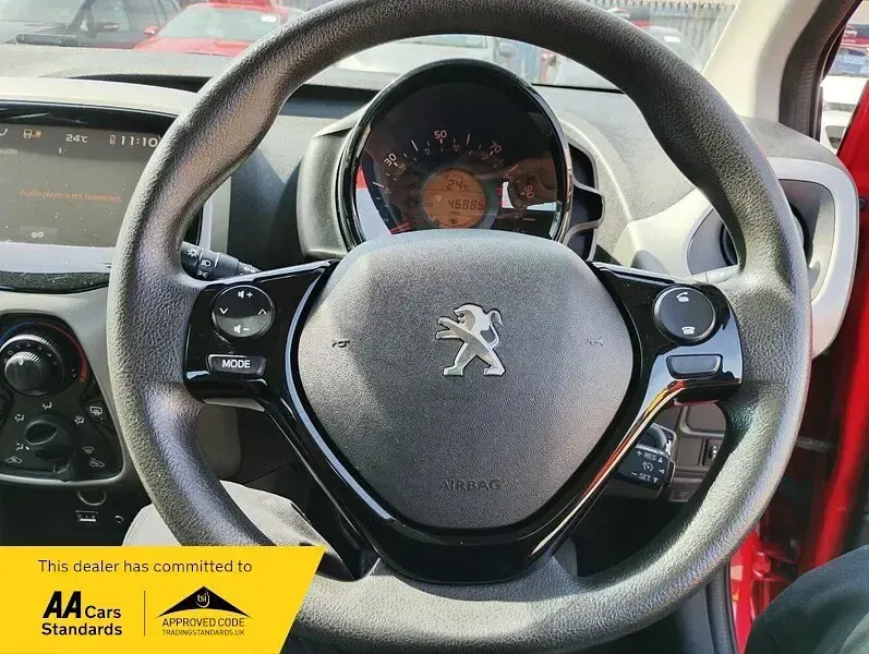 Used Peugeot 108 Active+ 2017 Red