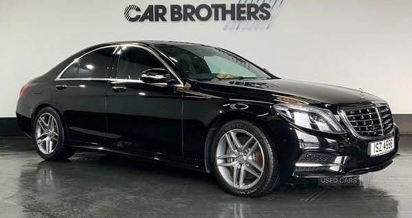 Black Used 2016 Mercedes S350 AMG line Sedan | £17,495 (Super price) - Image 1/4