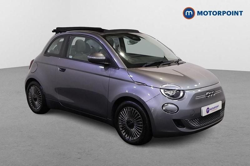 Grey Used 2022 Fiat 500e Icon Cabriolet | £15,299 (Fair price) - Image 1/4