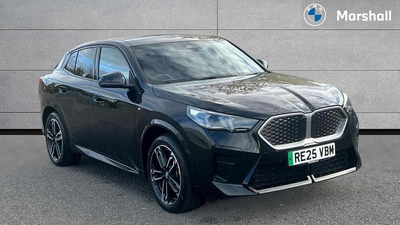 Black sapphire Used 2025 BMW iX2 M Sport SUV | £37,224 - Image 1/4