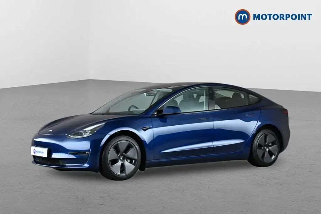 Used Tesla Model 3 Long Range AWD 366 kW (498 HP) 2022 Blue Sedan