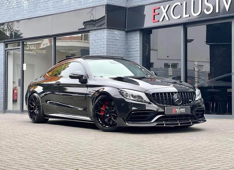 Black Used 2020 Mercedes C63 AMG Premium Plus Coupe | £39,125 (Fair price) - Image 1/4
