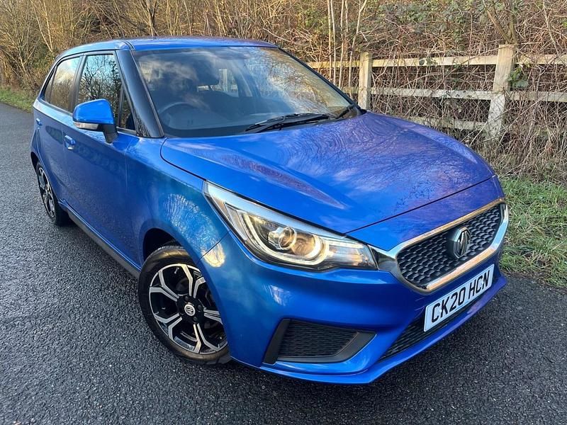 Usado MG MG3 Excite 106 HP (77 kW) 2020 Azul Citadino